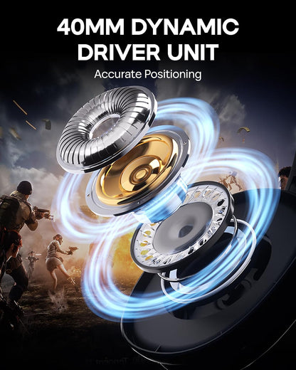 X Aula G7 Pro Wireless Gaming Headset, Dual Mode BT5.3 & 2.4GHz