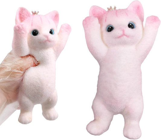Large Hand Painted Squishy Squeeze Cat, Stress Relief Fidget Toys（HGFD）