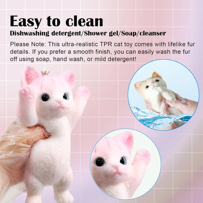 Large Hand Painted Squishy Squeeze Cat, Stress Relief Fidget Toys（HGFD）