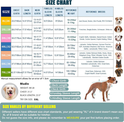 Dog Sun Protection Cooling Suit UPF 50+, Quick-Dry Breathable Jumpsuit for Large & Medium Dogs, Outdoor Dirt-Resistant Shedding Control Pet Apparel (Blush Pink, 2X-Large)