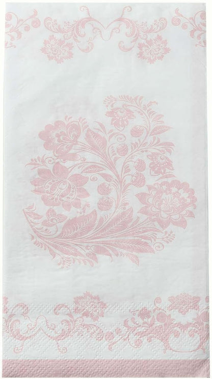Efavormart 50-Pack of White and Pink French Toile Paper Dinner Napkins featuring a Soft 2-Ply Highly Absorbent Fiber for Boutique Bridal Showers and Socials