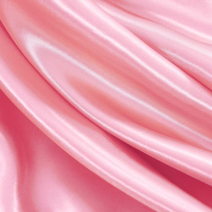 Satin Sheets Full Size - 4 Pieces Luxury Silky Soft Bed Sheets, Wrinkle-Free Light Pink Satin Silk Sheet Set with 1 Deep Pocket Fitted Sheet, 1 Flat Sheet, 2 Pillow Cases