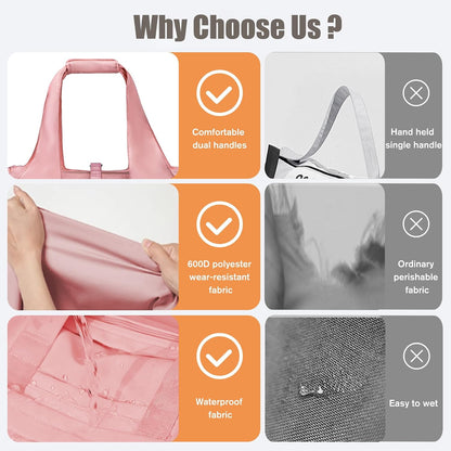 Gym Bag for Women & Men Duffle Bag with Shoes Compartment and Wet Compartment - Ideal for Travel, Gym, Sports, Duffel, Weekender, Dance