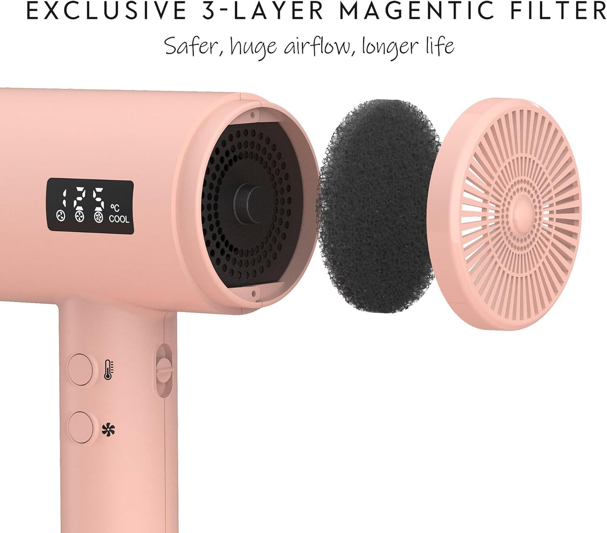 Salon Professional High Speed Hair Dryer with Diffuser Comb 110V/2000W