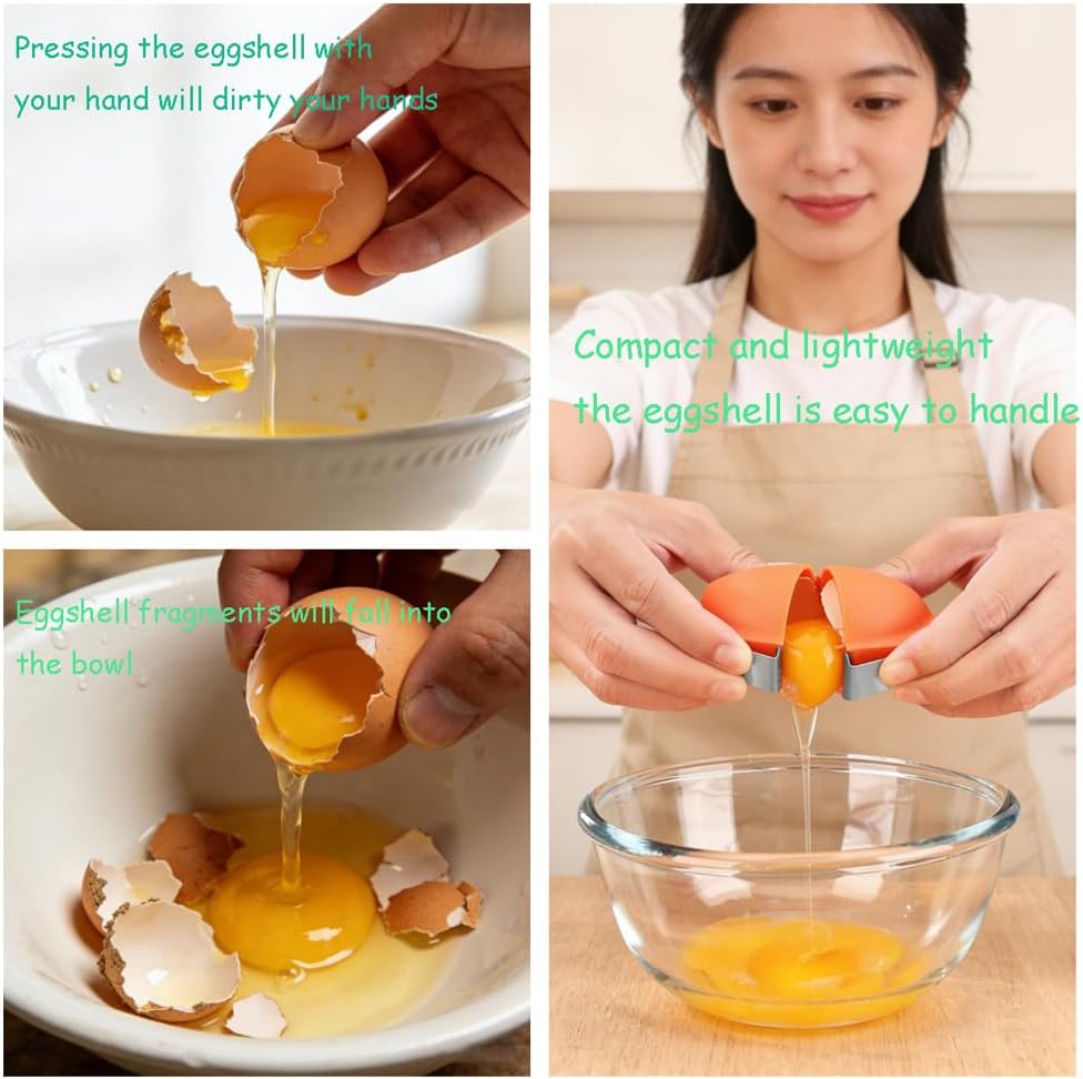 egg shell opener egg opener tool for Raw and Hard Boiled Eggs,Upgraded Stainless Steel Eggshell Breaker Egg Shell Cutter,Quickly Cutting Off Cooked Egg Kitchen Gadgets (1 PCS) (pink)