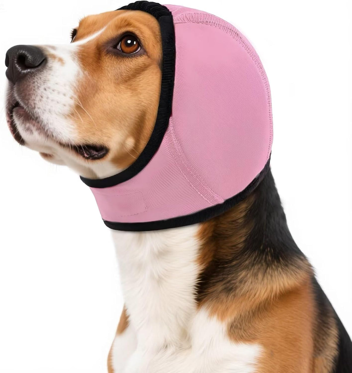 Dog Calming Hoodie Water Resistant,Adjustable No Shake Ear Wraps
