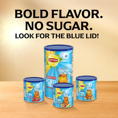 Diet Peach Iced Tea Mix – 10 Quarts Each– Z ero Sugar, Caffeinated Powder Drink Mix