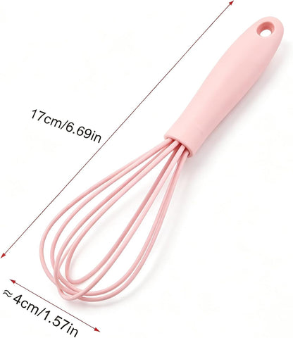 1Pc Pink Multifunctional Egg Whisks,Manual Egg Beaters Mini Egg Mixers Egg Stirrers,Creative Cream Whisks Kitchen Utensils Baking Tools Easy to Use,Small Size,Cooking Utensils,Kitchen and Dining
