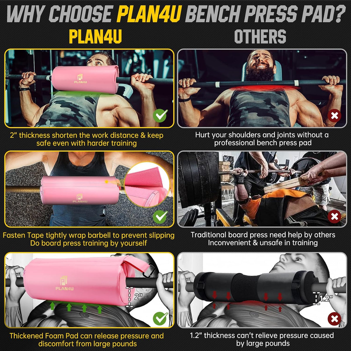 Barbell Pad for Bench Press Hip Thrust Weightlifting