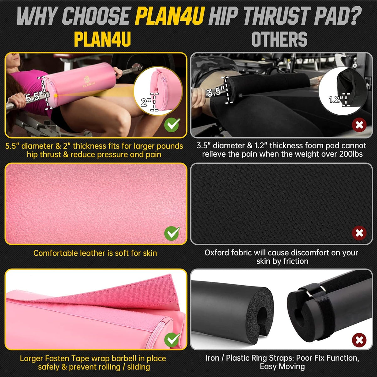 Barbell Pad for Bench Press Hip Thrust Weightlifting