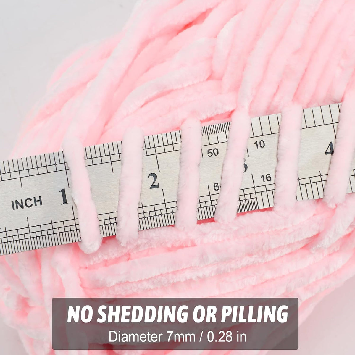 Soft Velvet Chenille Yarn for Crocheting, Super Bulky Yarn for Blankets