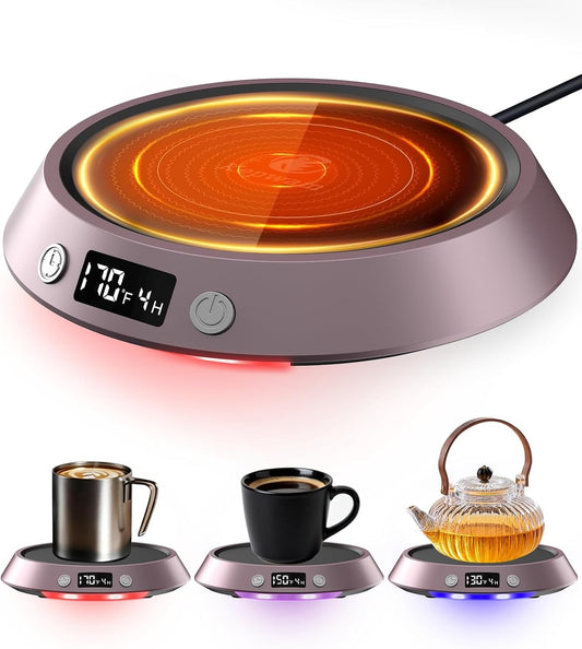 Mug Warmer for Desk, Coffee Warmer with 3 Temp Settings & 2-9H Timer