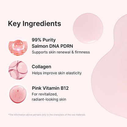 Salmon DNA PDRN Pink Vitamin Coated Sheet Mask 10EA