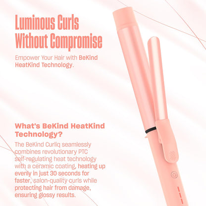 Curliq 1.25-Inch Extra-Long Barrel Curling Iron