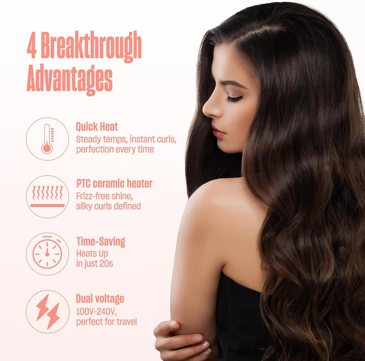 Curliq 1.25-Inch Extra-Long Barrel Curling Iron