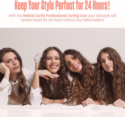 Curliq 1.25-Inch Extra-Long Barrel Curling Iron
