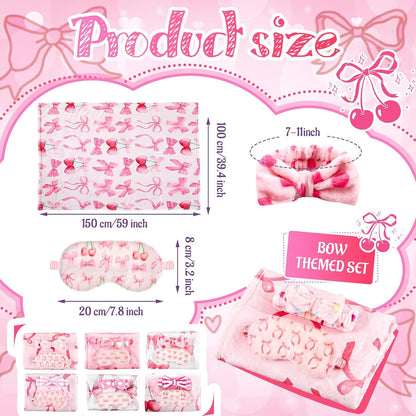 18 Pcs Sleepover Party Supplies for Slumber Girls Spa Party Gift