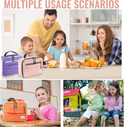 Kids Insulated Lunch Box for Boys Girls,Back to School,Office