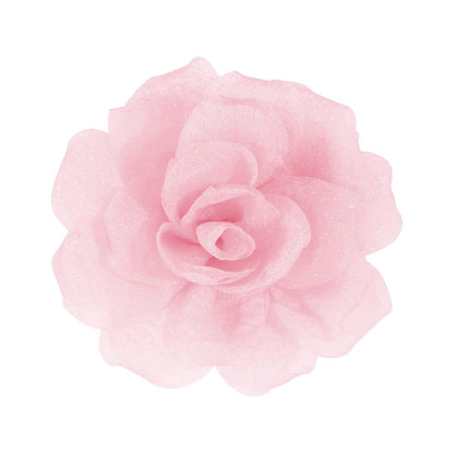 4.33" Soft Pink Flower Hair Clip | Lightweight Elegant & Perfect for Weddings, Parties or Daily Wear. Add a Feminine Touch to Hairstyles, Dresses, Hats & Accessories | Durable & stylish design