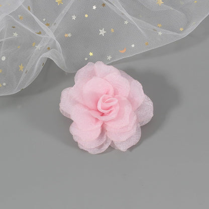 4.33" Soft Pink Flower Hair Clip | Lightweight Elegant & Perfect for Weddings, Parties or Daily Wear. Add a Feminine Touch to Hairstyles, Dresses, Hats & Accessories | Durable & stylish design