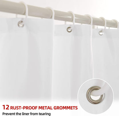 Pink Ombre Shower Curtain Set for Bathroom, 72" W x 72" L