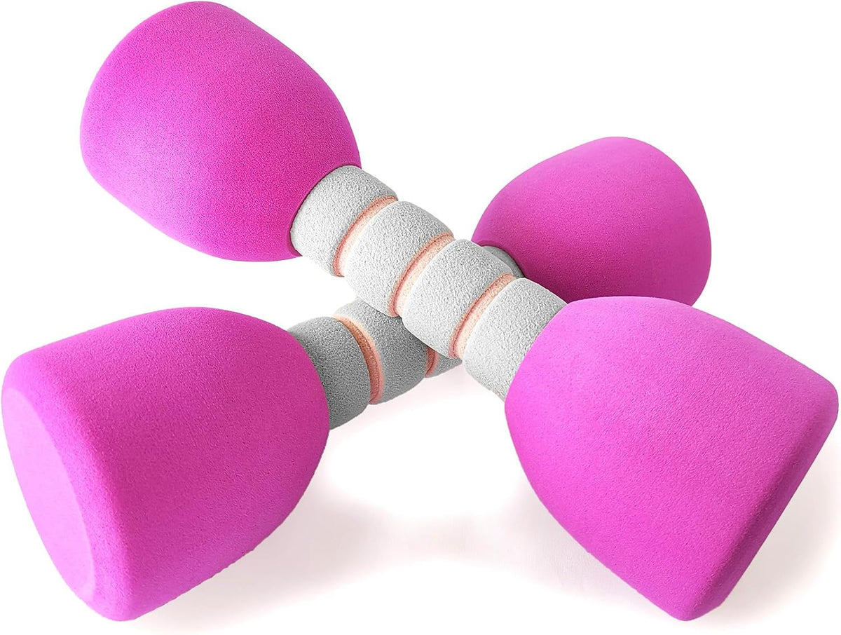 Kids Weight Set - A Pair of 2 Dumbbells for Toddler Childrens Exercise - Foam Dumbbell 1.5lbs Weights Workout Equipment