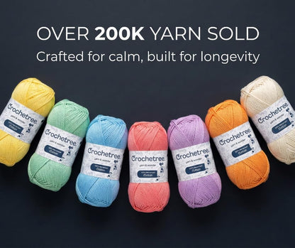 Premium Mercerized Cotton Yarn for Crochet & Knitting – Fingering Weight 4-Ply, 50g (1.76 oz) / 125 m (136 yds), High-Gloss, Anti-Splitting, Fade-Resistant Cotton (Pink Shades)