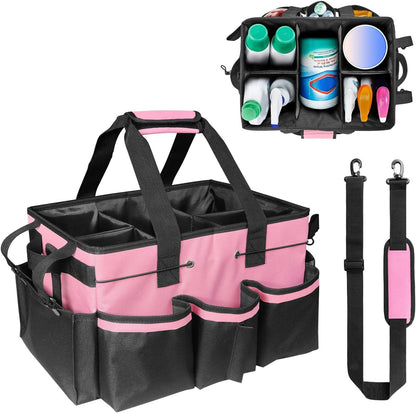 Large Cleaning Caddy Bag-Wearable, Waterproof, Heavy, Duty