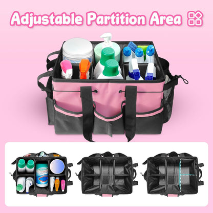 Large Cleaning Caddy Bag-Wearable, Waterproof, Heavy, Duty