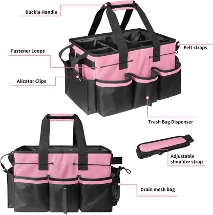 Large Cleaning Caddy Bag-Wearable, Waterproof, Heavy, Duty