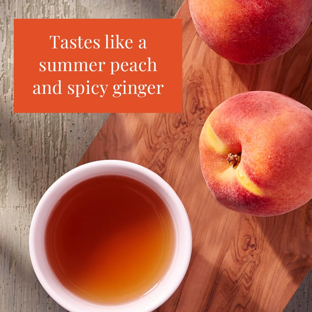 Ginger Peach Super Refill Black Tea, 100 Count