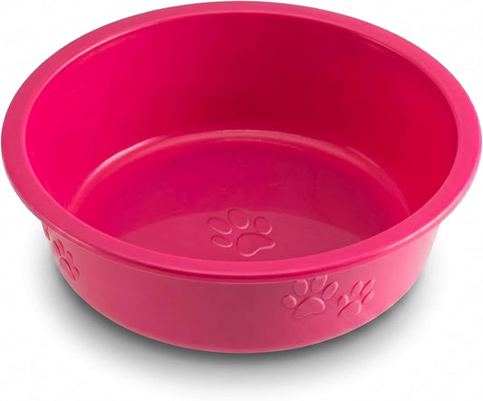 Loving Pets Dolce Luminoso Dog Bowl, Medium Pink