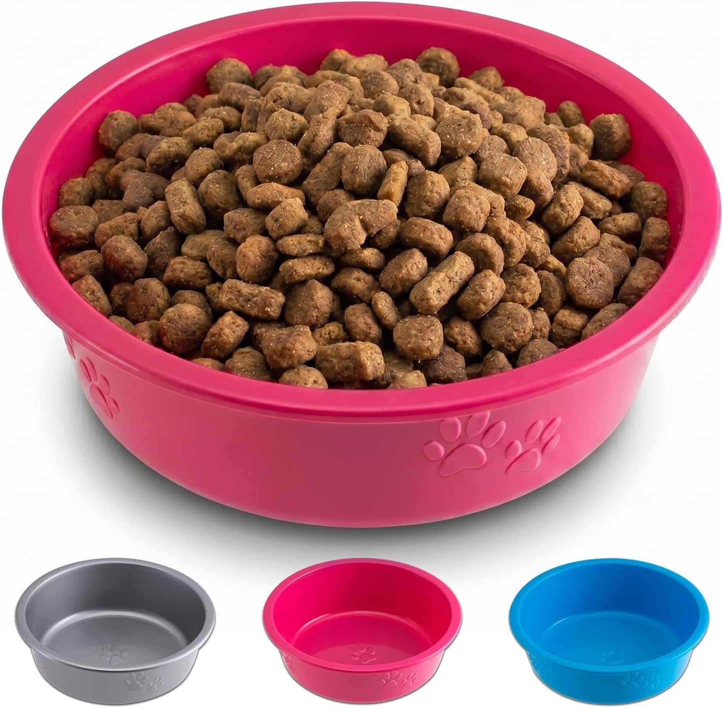 Loving Pets Dolce Luminoso Dog Bowl, Medium Pink