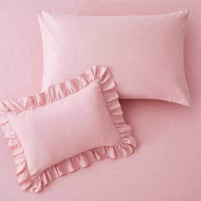 4 Piece Soft Toddler Sheet Set, Light Pink