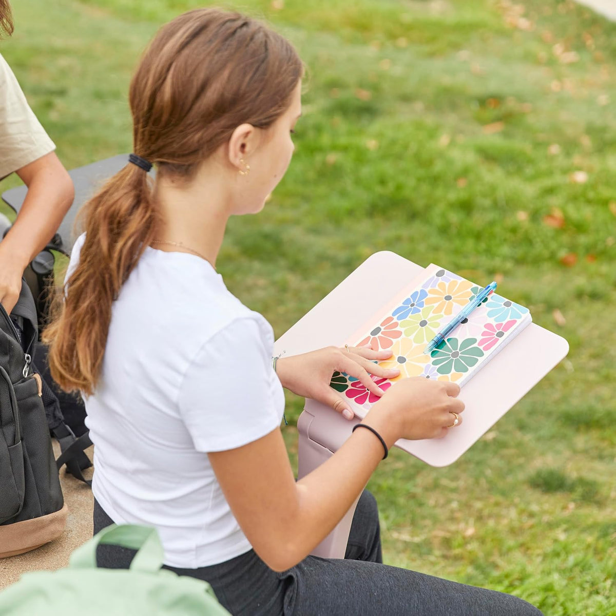 The Surf Folding Portable Lap Desk, Flexible Seating, Pink