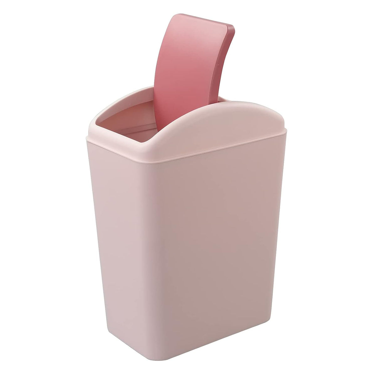 4.5 Gallon Trash Can with Swing-Top, Swing Lid Waste Can, Pink