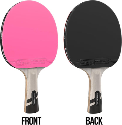 PRO-SPIN Ping Pong Paddles – ITTF Approved Professional Table Tennis Rackets with Carbon Fiber for Superior Control | 7-Ply Blade, Premium Rubber, 2.0mm Sponge