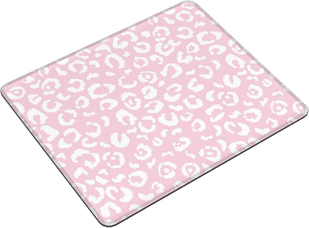 Coquette Stuff,Girly Mousepad,Leopard Mouse pad,Pink Mouse pad,Cute core Mousepad,Cheetah Print Desk mat,8.3 * 10.3 Inches