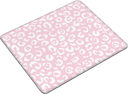 Coquette Stuff,Girly Mousepad,Leopard Mouse pad,Pink Mouse pad,Cute core Mousepad,Cheetah Print Desk mat,8.3 * 10.3 Inches
