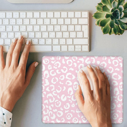 Coquette Stuff,Girly Mousepad,Leopard Mouse pad,Pink Mouse pad,Cute core Mousepad,Cheetah Print Desk mat,8.3 * 10.3 Inches