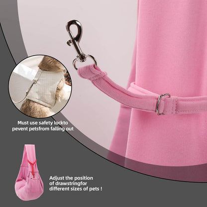 Dog and Cats Carrier Sling, Small Pet Carrier with Storage Pocket