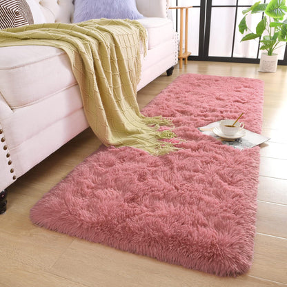 Chicrug Soft Runner Rug for Bedroom Living Room Plush Fluffy Rugs 2x6