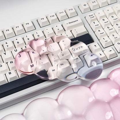 Gel Keyboard and Mouse Wrist Rest, Cloud Wrist Pad for Computer Keyboard
