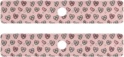 Light Pink Heart Bows Valentine Day Faucet Drying mat Silicone Kitchen Faucet Mat Sink Splash Guard Drip Catcher Dish Soap Sponge Holder for Guard Bathroom Farmhouse S