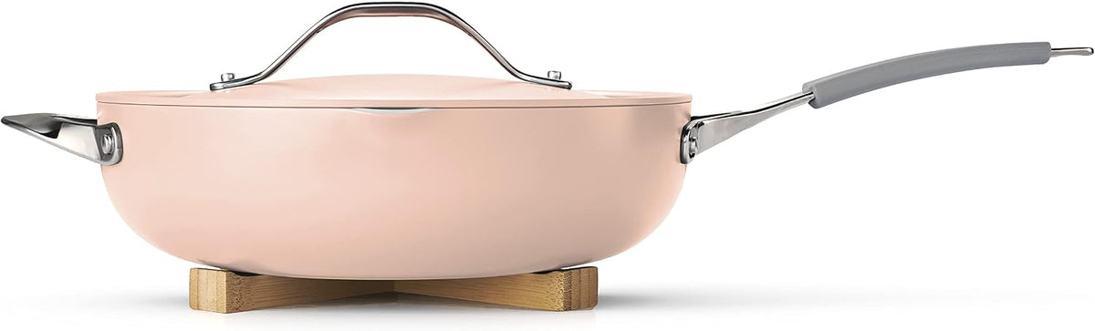 All-in-One Plus Pan Set, 5-Quart Ceramic Non Stick Cooking Pan
