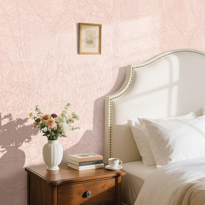 Pastel Pink Wallpaper Peel and Stick Velvet Wallpaper Pink Contact Paper Self Adhesive Flocking Liner Soft Felt Fabric Flock Velvet Sheets Drawer Liners for Dresser Jewelry Box 17.7"x80"
