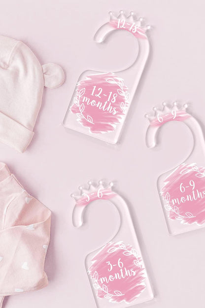 Acrylic Baby Closet Dividers, Baby Clothes Dividers for Closet