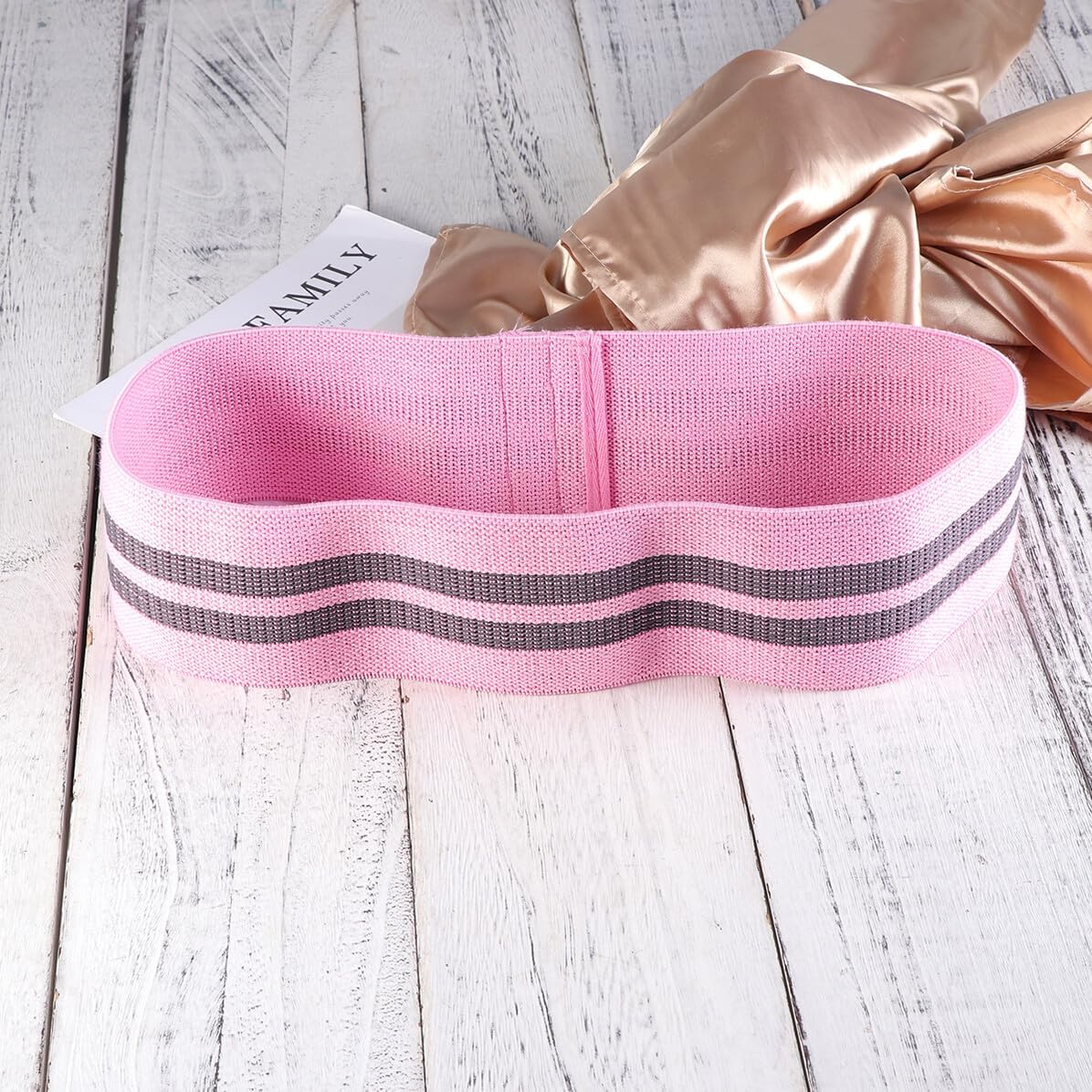 Women Hip Elastic Resistance Band for Squats, Walking Side Steps
