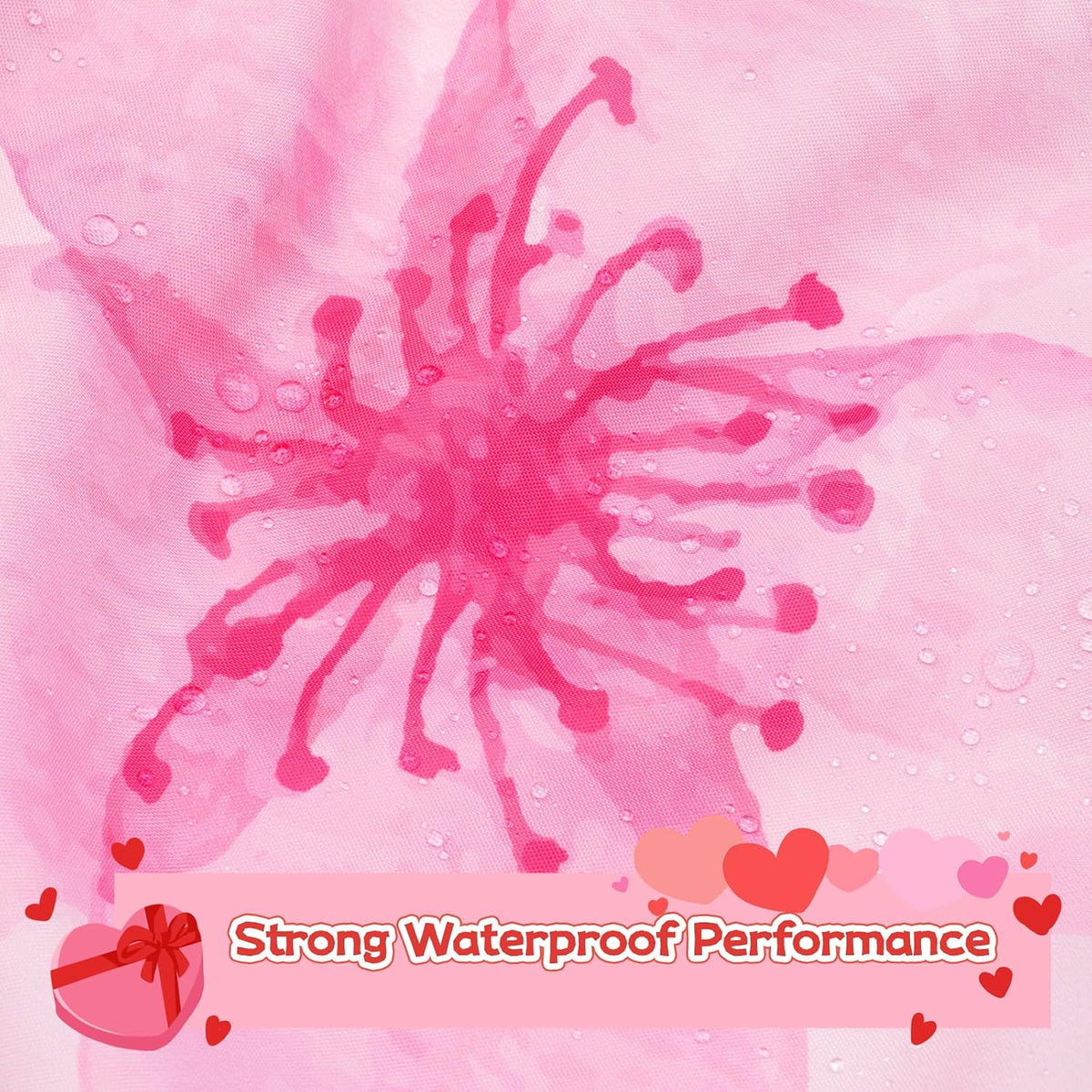 Cherry Shower Curtain, Pink Shower Curtain
