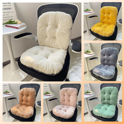 Desk Seat Cushion with High Back Support Plush Rocking Chair Pads Non-Slip Office Seat Cushion for Office Dining Gaming Chairs